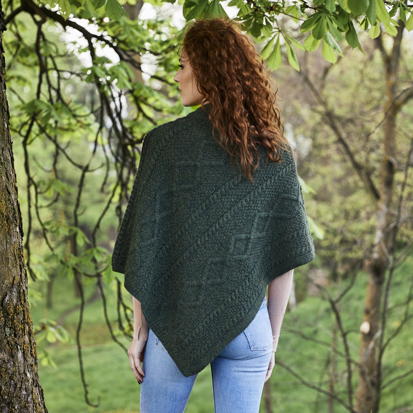 The Fiona Button Poncho