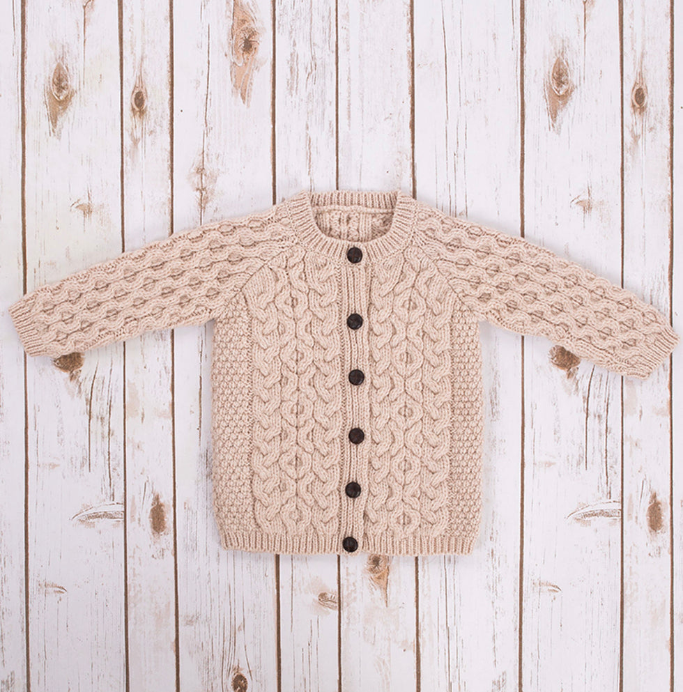 Lads and Lasses Aran Cardigan