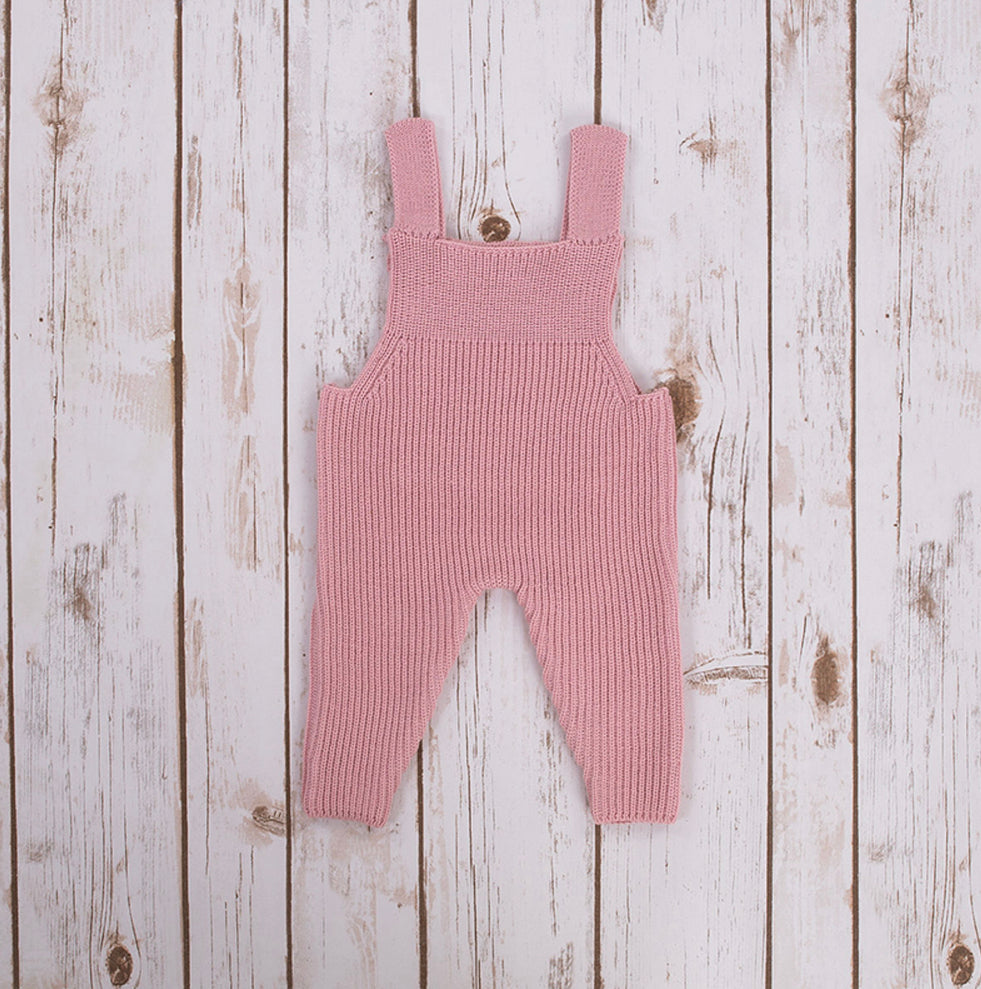 Celtic Baby Knit Overalls