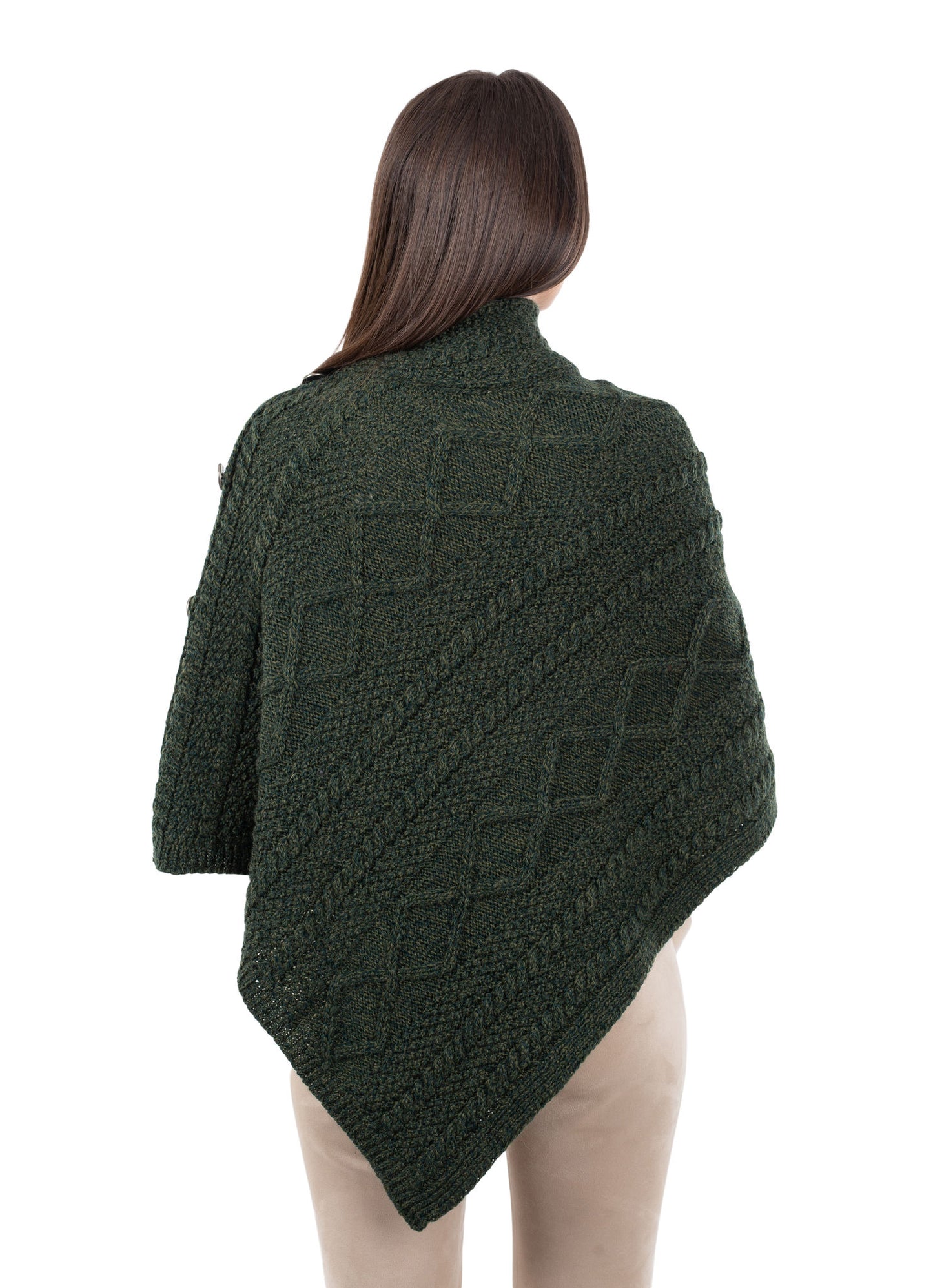 The Fiona Button Poncho