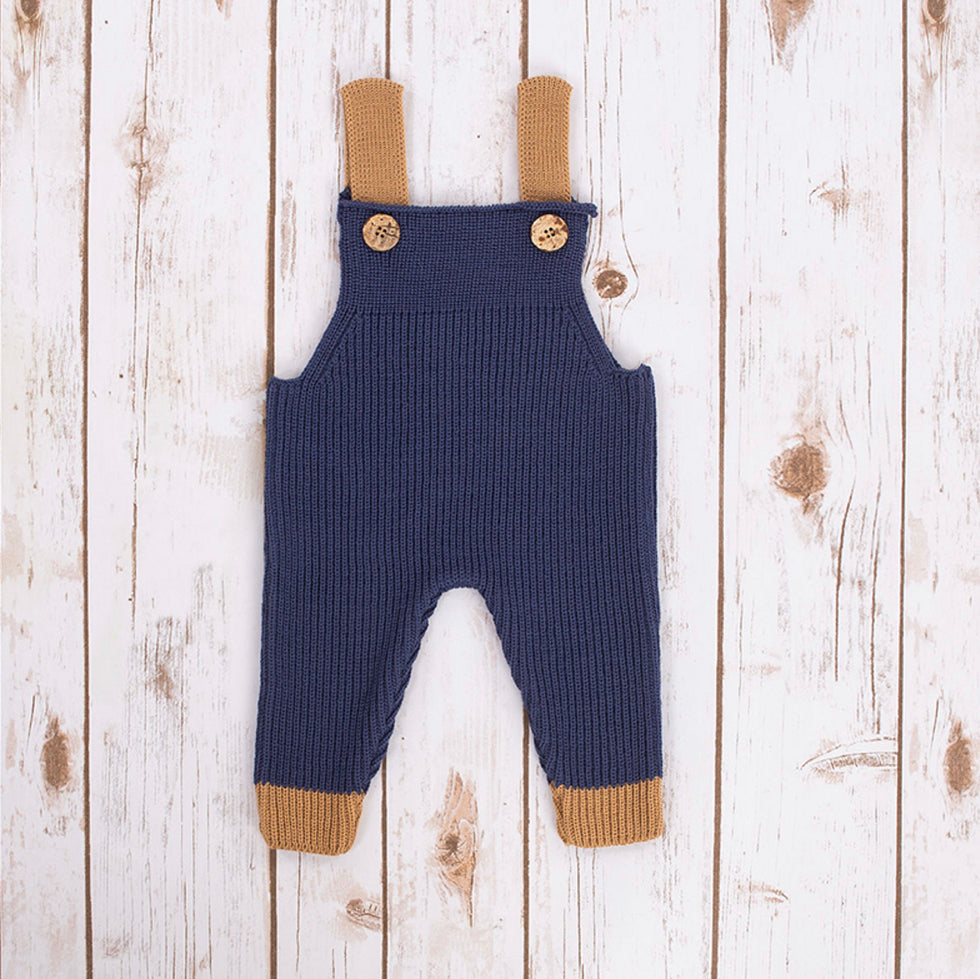 Celtic Baby Knit Overalls