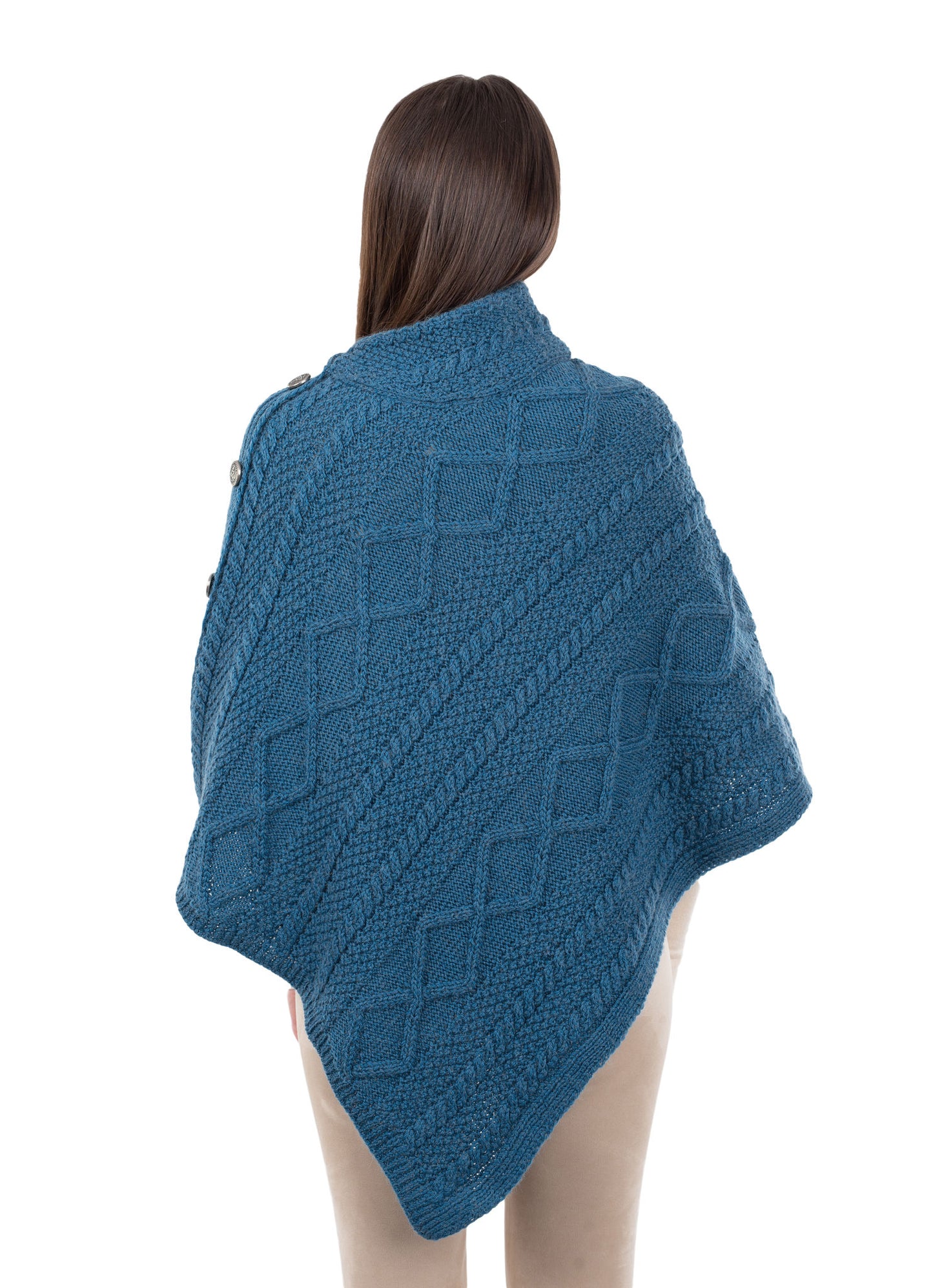 The Fiona Button Poncho
