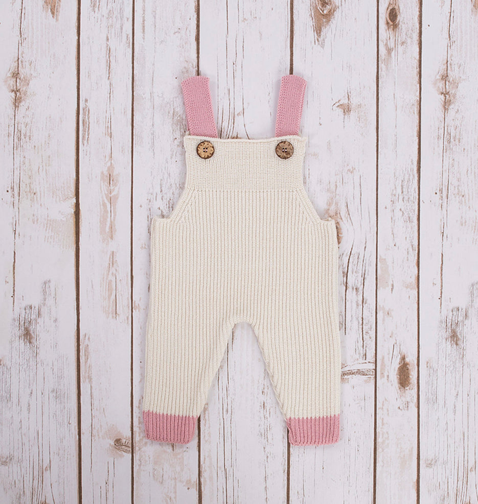 Shamrock Baby Knit Overalls