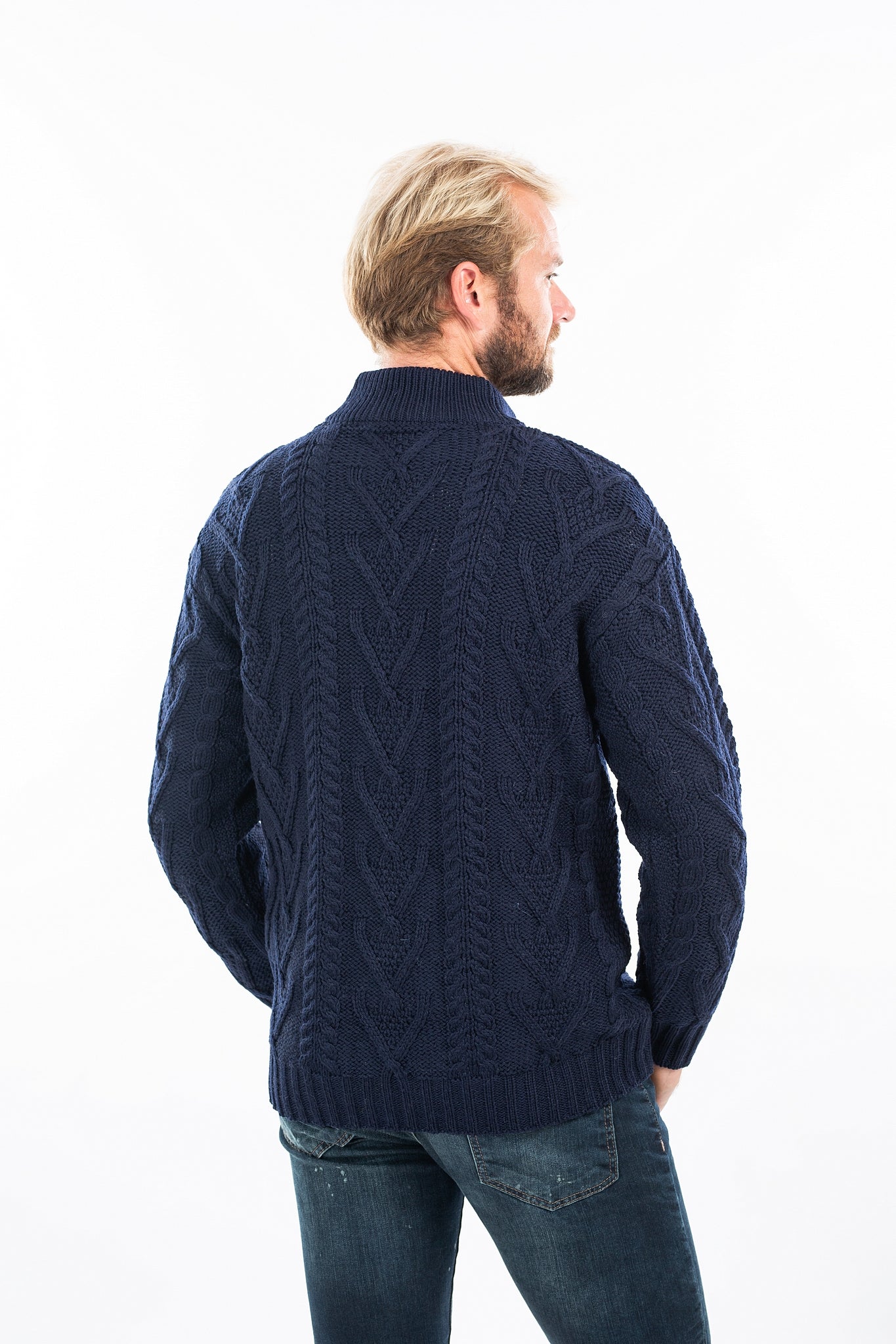 The Aidan Half-Zip Fisherman Sweater