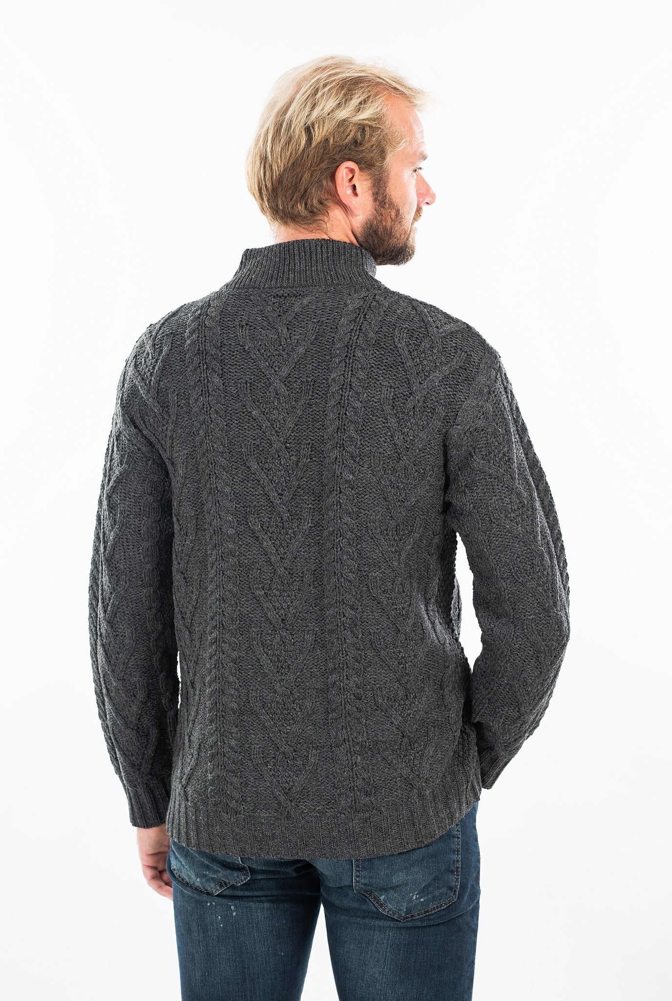 The Aidan Half-Zip Fisherman Sweater