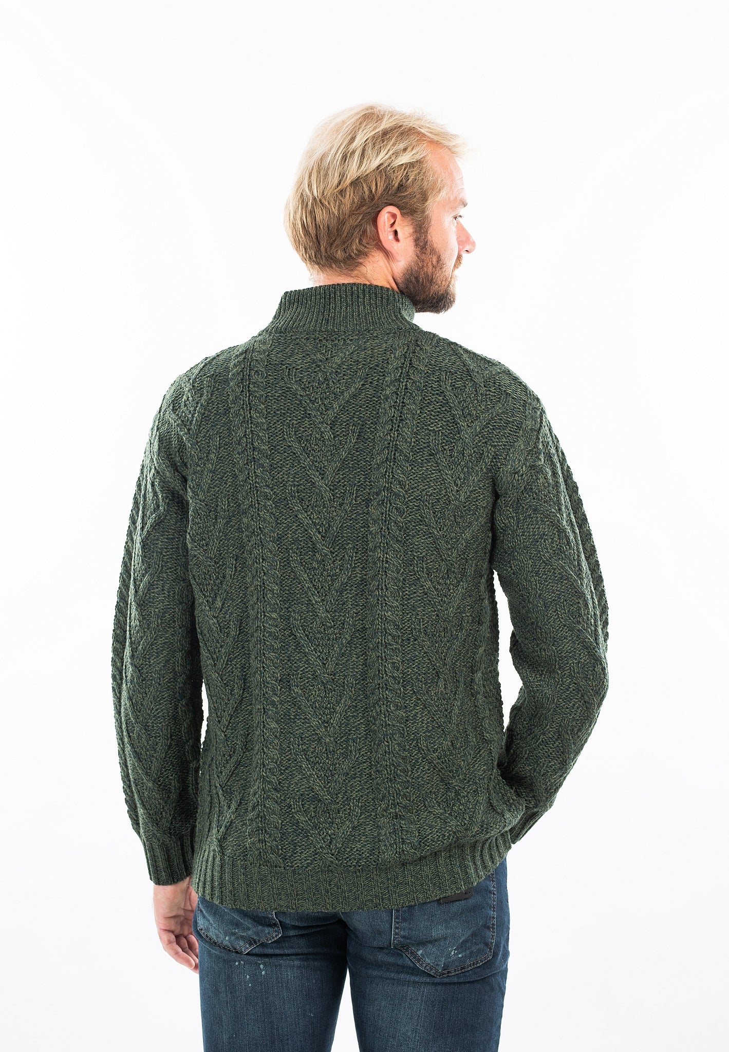 The Aidan Half-Zip Fisherman Sweater