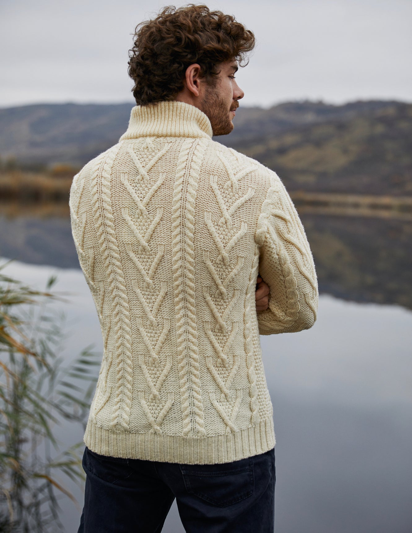 The Aidan Half-Zip Fisherman Sweater