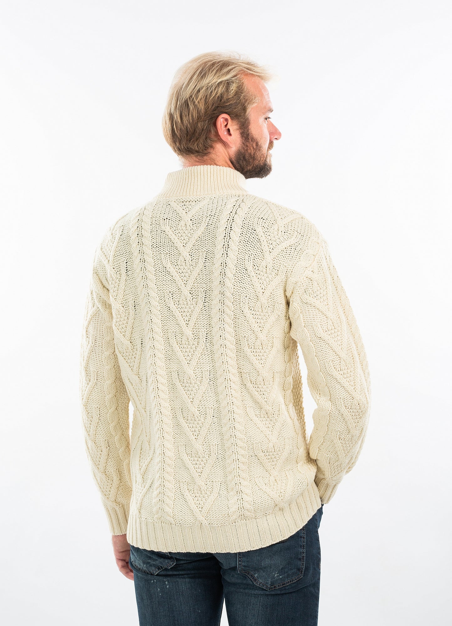 The Aidan Half-Zip Fisherman Sweater