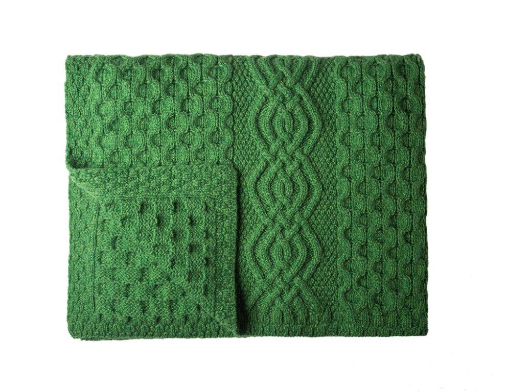 Irish Farmhouse Honeycomb Throw