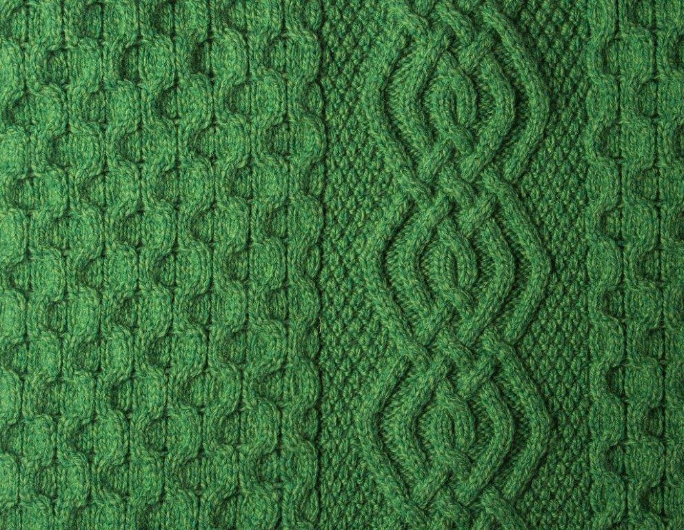 Irish Farmhouse Honeycomb Throw